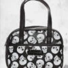Skulls Mini Bowler Purse -Mortem Horror Shop skull bowler purse handbag