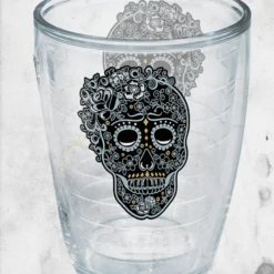 Fiesta - Skull And Vine - Wine Tumbler