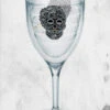 Fiesta - Skull And Vine - Wine Glass -Mortem Horror Shop skullandvine tervis cup fiesta ware glass