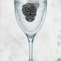 Fiesta - Skull And Vine - Wine Glass