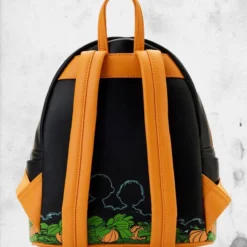 LOUNGEFLY Peanuts - Pumpkin Snoopy Mini-Backpack -Mortem Horror Shop snoppy backpack halloween