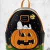 LOUNGEFLY Peanuts - Pumpkin Snoopy Mini-Backpack