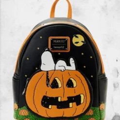LOUNGEFLY Peanuts - Pumpkin Snoopy Mini-Backpack