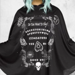 Mortem Horror Shop -Mortem Horror Shop spirit board adult poncho