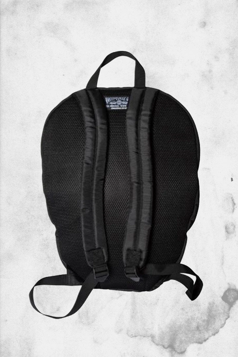 Skull (White) Backpack 4 Skull (White) Backpack - Image 2