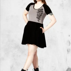 Nokturnal Bats Raglan Skater Dress