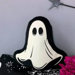 Ghost Plush Pillow (Glows) -Mortem Horror Shop spooky ghost killstar pillow