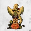 Halloween Totem (Enamel Pin) 1 Halloween Totem (Enamel Pin) -Mortem Horror Shop spooky halloween enamel pin