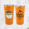 Bioworld Star Wars - Baby Yoda "Too Cute" Stainless Steel Cup -Mortem Horror Shop starwars too cute baby yoda mug cup