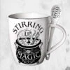 Stirring Up Magic Cup And Spoon