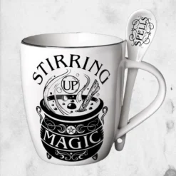 Stirring Up Magic Cup And Spoon