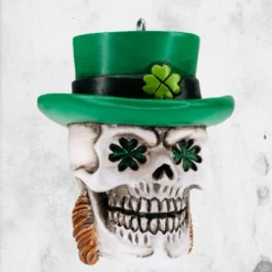 St. Patty's Skull Ornament