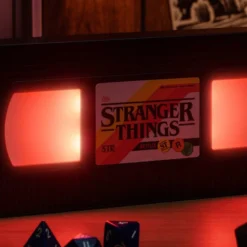 Stranger Things - VHS Lamp Light -Mortem Horror Shop stranger things light vhs tape