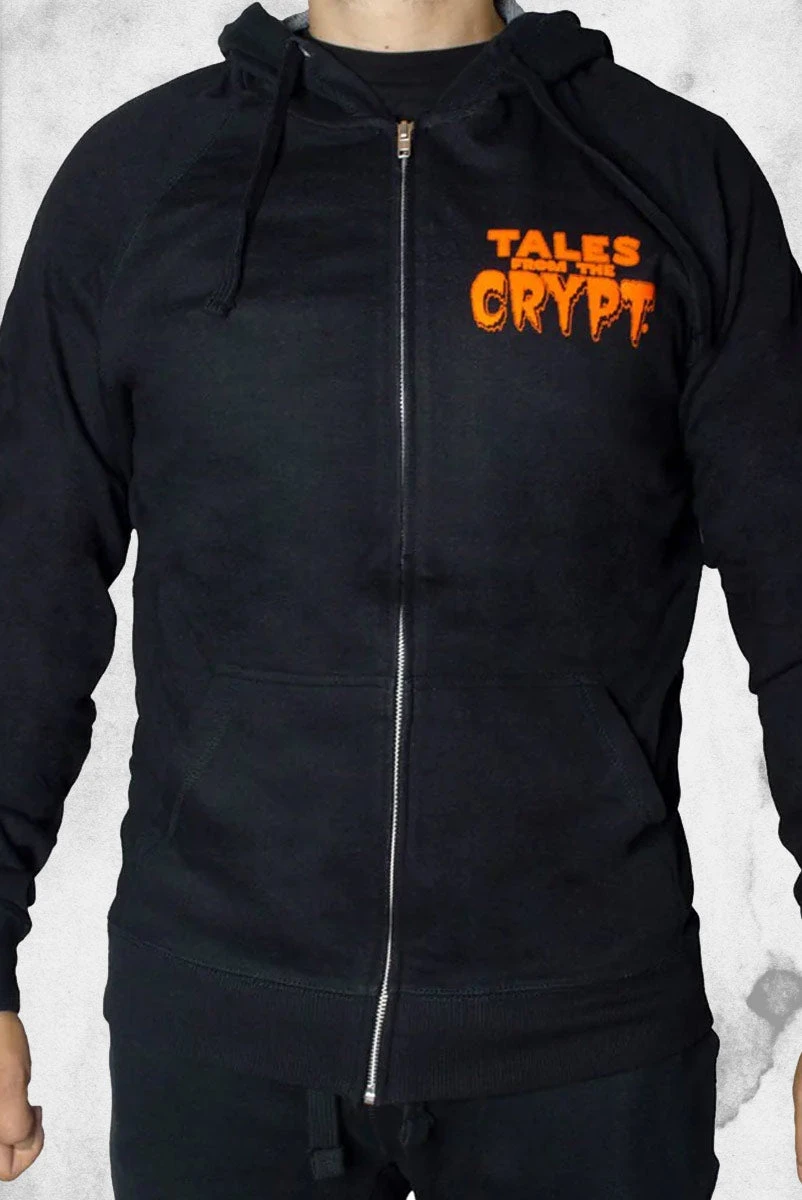 Tales From The Crypt - Orange Pumpkin Halloween Hoodie 5 Tales From The Crypt - Orange Pumpkin Halloween Hoodie - Image 3