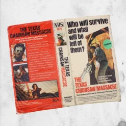 Texas Chainsaw Massacre VHS Throw Blanket