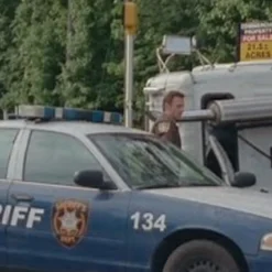 The Walking Dead - Rick Grimes’ Sheriff Car Plate -Mortem Horror Shop the walking dead sherrif TV amc prop