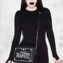 Nowhere Ticket Handbag 5 Nowhere Ticket Handbag -Mortem Horror Shop ticket to nowhere purse killstar