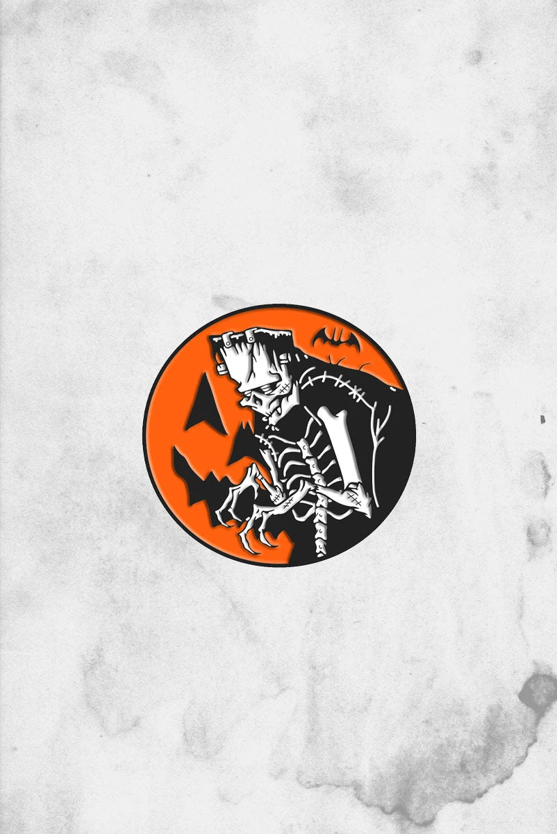 TRICK OR TREAT STUDIOS ToxicToons - Pumkinstein (Enamel Pin) 3 TRICK OR TREAT STUDIOS ToxicToons - Pumkinstein (Enamel Pin)