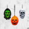 TRICK OR TREAT STUDIOS Halloween - Season Of The Witch Silver Shamrock Ornament (3 Pack)