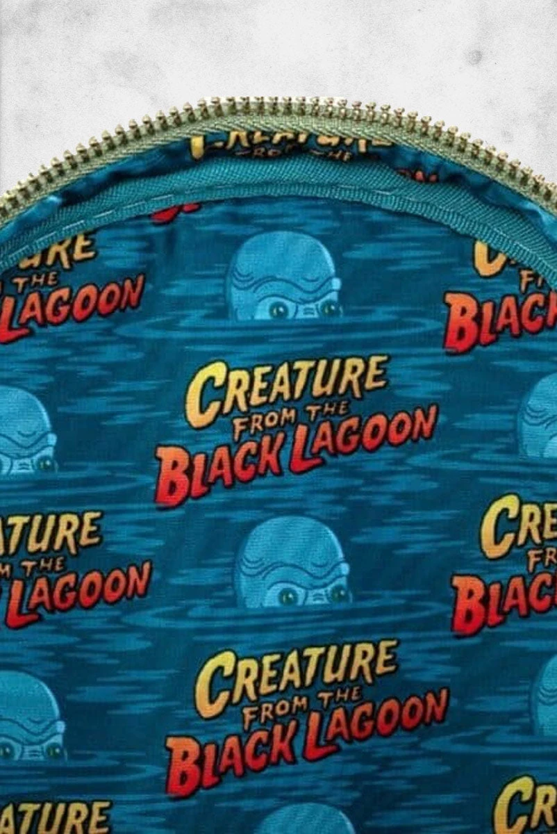 LOUNGEFLY Universal Monsters - Creature From The Black Lagoon Mini-Backpack 6 LOUNGEFLY Universal Monsters - Creature From The Black Lagoon Mini-Backpack - Image 4