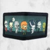 LOUNGEFLY Universal Monsters - Chibi Group Bi-Fold Wallet -Mortem Horror Shop universal monsters handbag