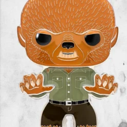 Universal Monsters - Wolfman Large Enamel Pop! Pin
