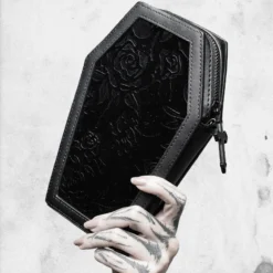 Vampire's Kiss Coffin Wallet (Black) -Mortem Horror Shop vampire coffin wallet killstar wholesale