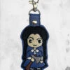 Wednesday Addams Keychain -Mortem Horror Shop wednesday adams keychain