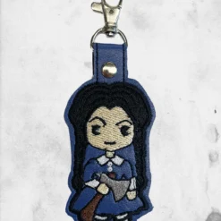 Wednesday Addams Keychain