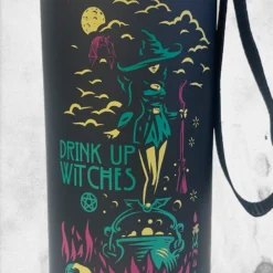 Post Mortem - Drink Up Witches Water Bottle 8 Post Mortem - Drink Up Witches Water Bottle -Mortem Horror Shop witch themed water bottle halloween