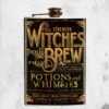 Witches Brew Flask -Mortem Horror Shop witches brew flask