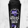 Witches Brew Cold Brew Tumbler -Mortem Horror Shop witches brew tumbler cold brew cup killstar