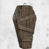 Wooden Coffin Ornament -Mortem Horror Shop wooden coffin christmas ornament