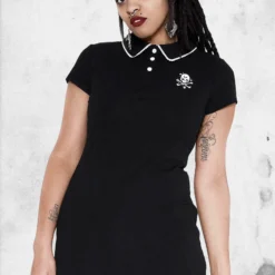 Wreak Havoc Collar Dress