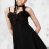 Zaleria Zip Dress -Mortem Horror Shop zaleria zip dress killstar