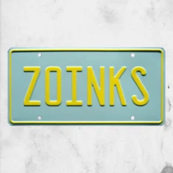 Scooby Doo - Zoinks! (Teal) Plate